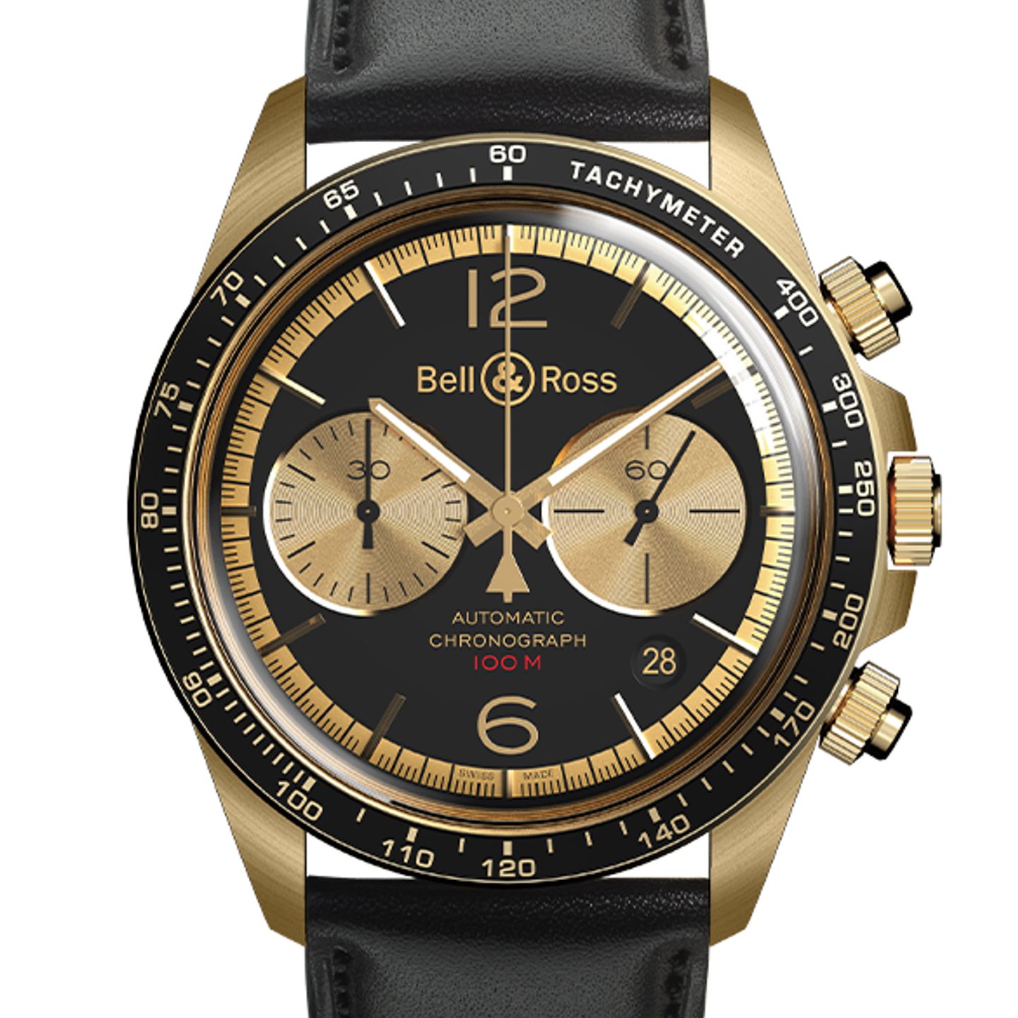 Bell & Ross BR V2 BRV294-BC-BR/SCA (2025) - Zwart wijzerplaat 41mm Brons (1/1)