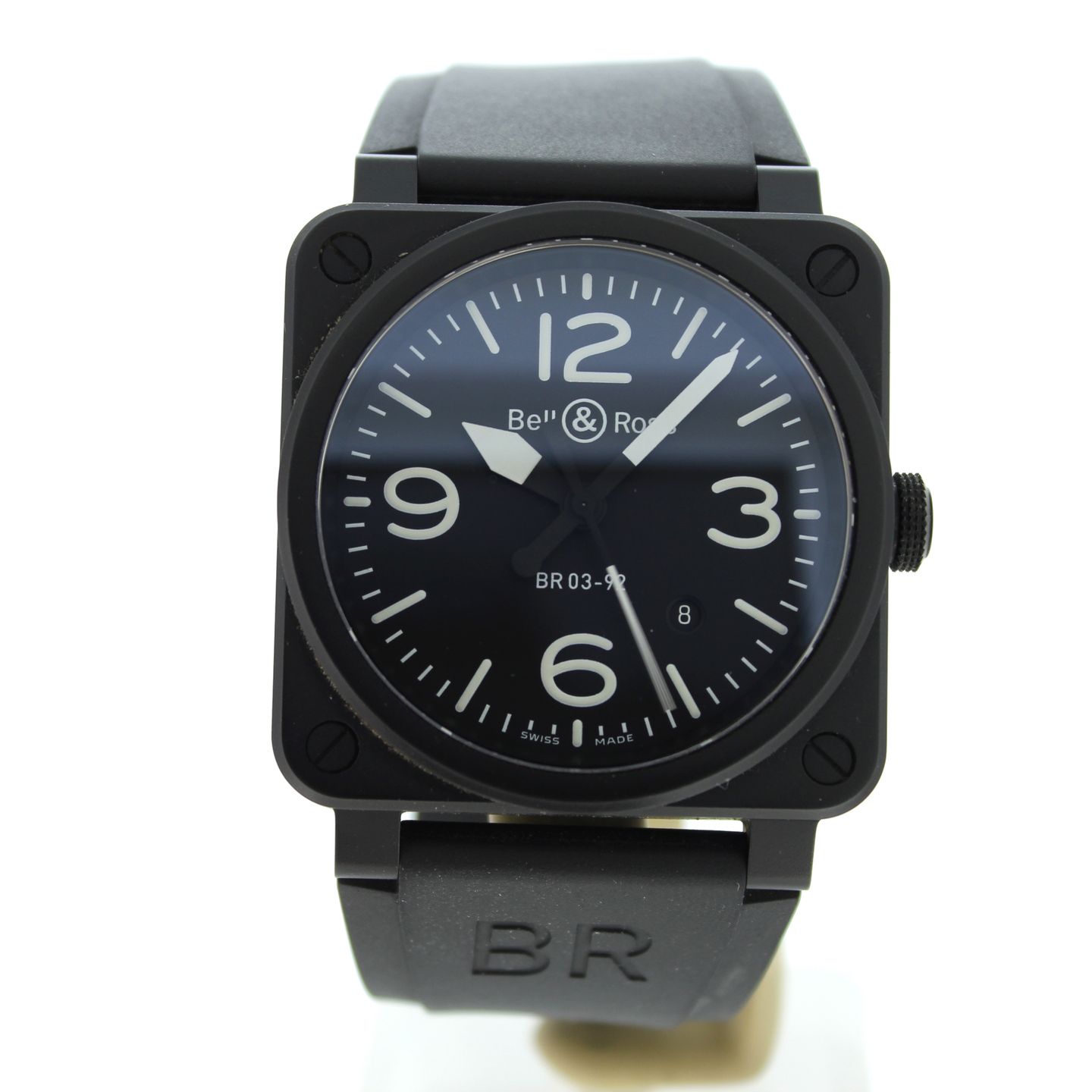 Bell & Ross BR 03-92 Ceramic BR0392-BL-CE (2023) - Zwart wijzerplaat 42mm Keramiek (2/6)