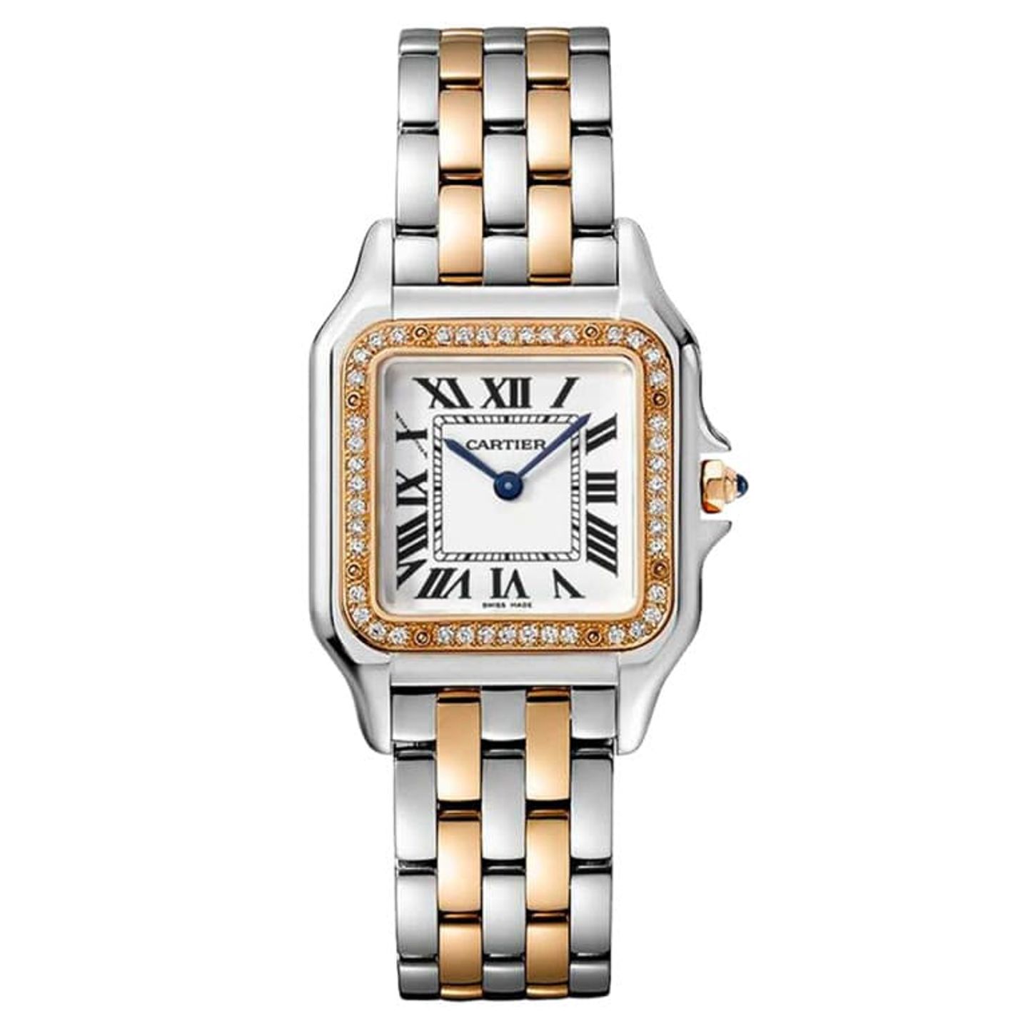 Cartier Panthère W3PN0007 (2024) - Silver dial 37 mm Gold/Steel case (1/1)