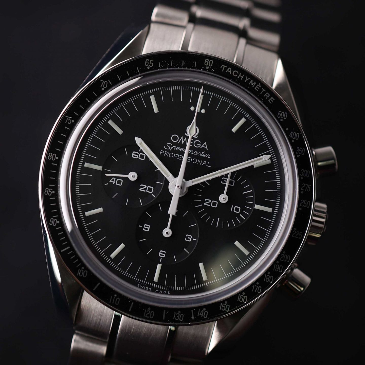 Omega Speedmaster Professional Moonwatch 311.30.42.30.01.006 (Unknown (random serial)) - Black dial 42 mm Steel case (2/3)