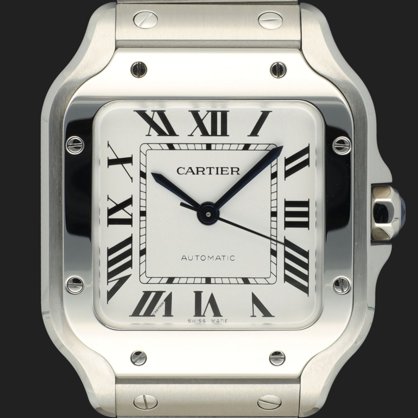 Cartier Santos WSSA0029 (2026) - Silver dial 35 mm Steel case (2/8)