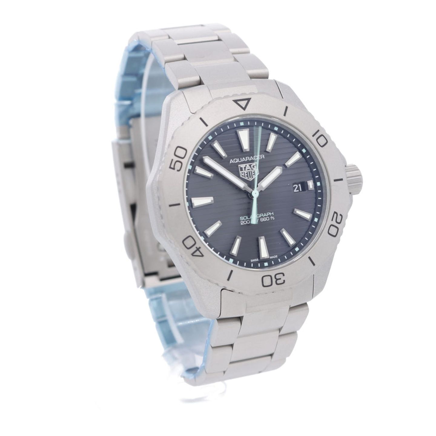 TAG Heuer Aquaracer WBP1180.BF0000 (2024) - Black dial 40 mm Titanium case (7/7)