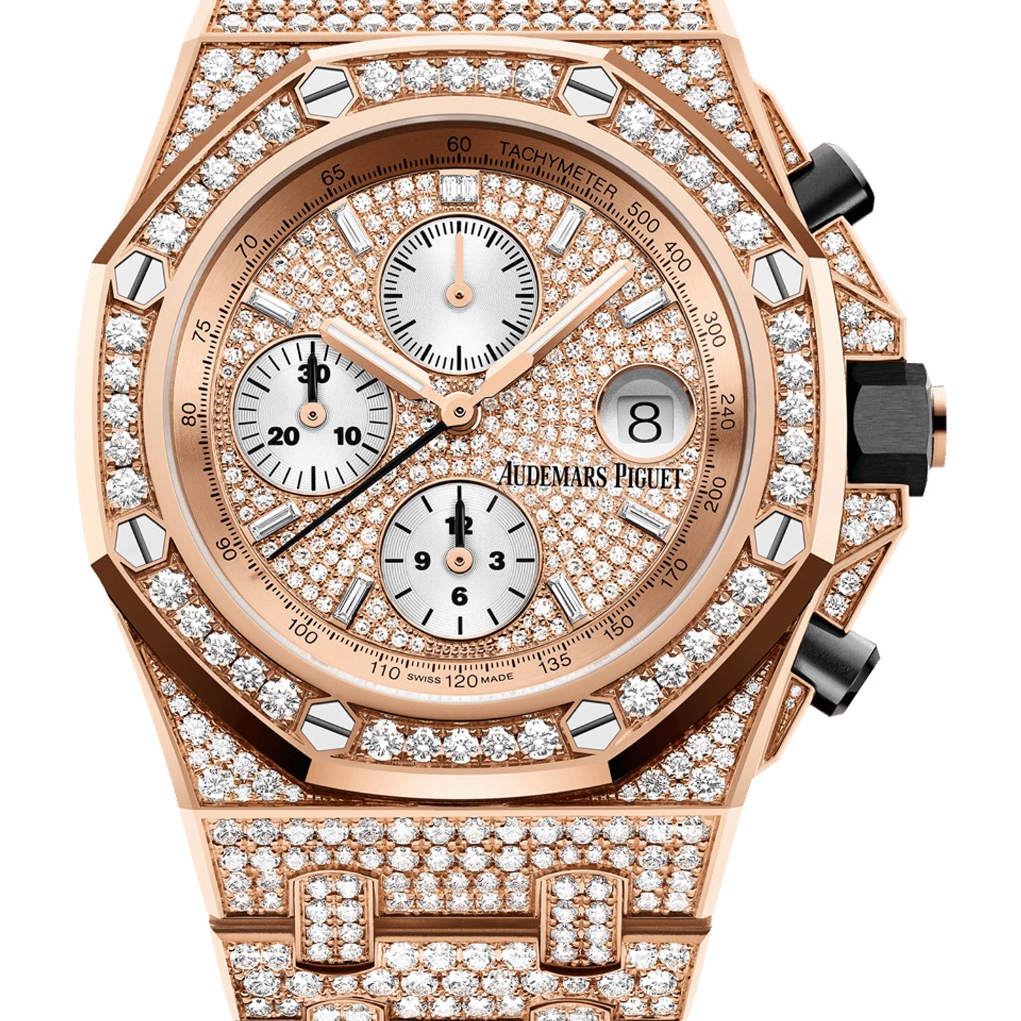 Audemars Piguet Royal Oak Offshore 26476OR.ZZ.1273OR.01.A (2025) - Diamond dial 42 mm Rose Gold case (1/1)