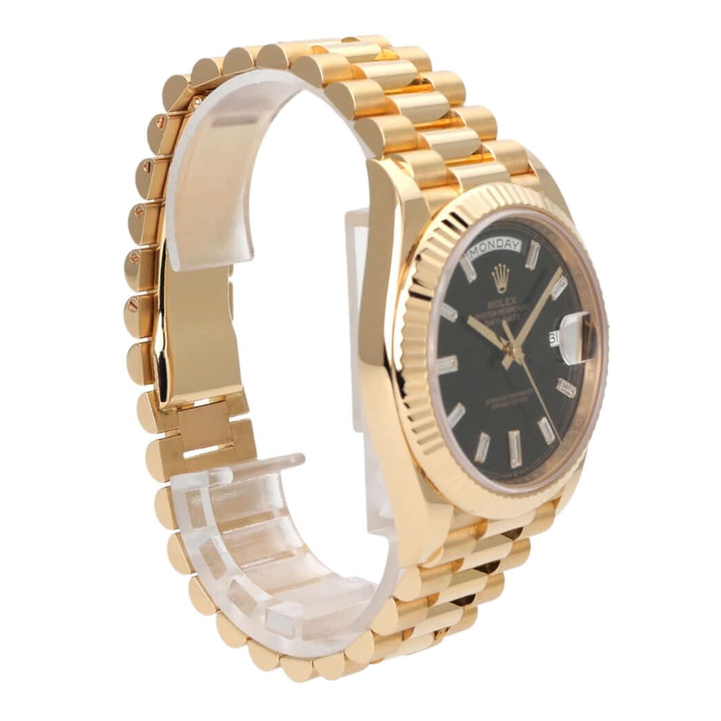 Rolex Day-Date 40 228238 (2019) - Black dial 40 mm Yellow Gold case (4/8)