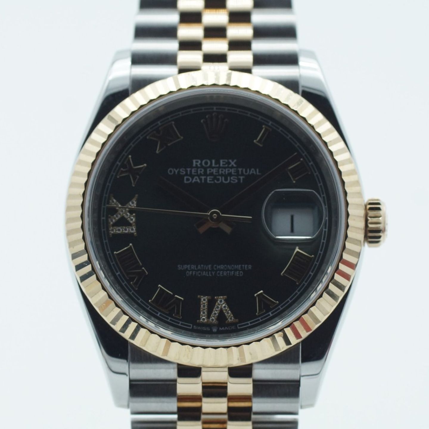 Rolex Datejust 36 126233 (2019) - 36 mm Gold/Steel case (2/8)
