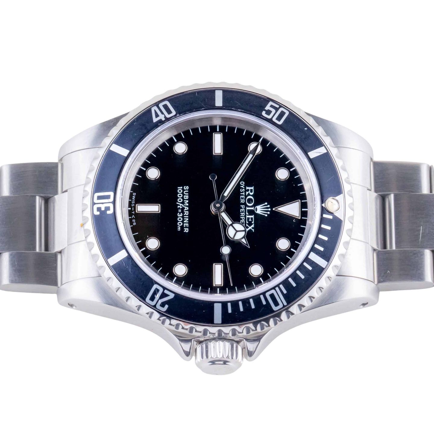 Rolex Submariner No Date 14060 (1993) - Zwart wijzerplaat 40mm Staal (6/8)