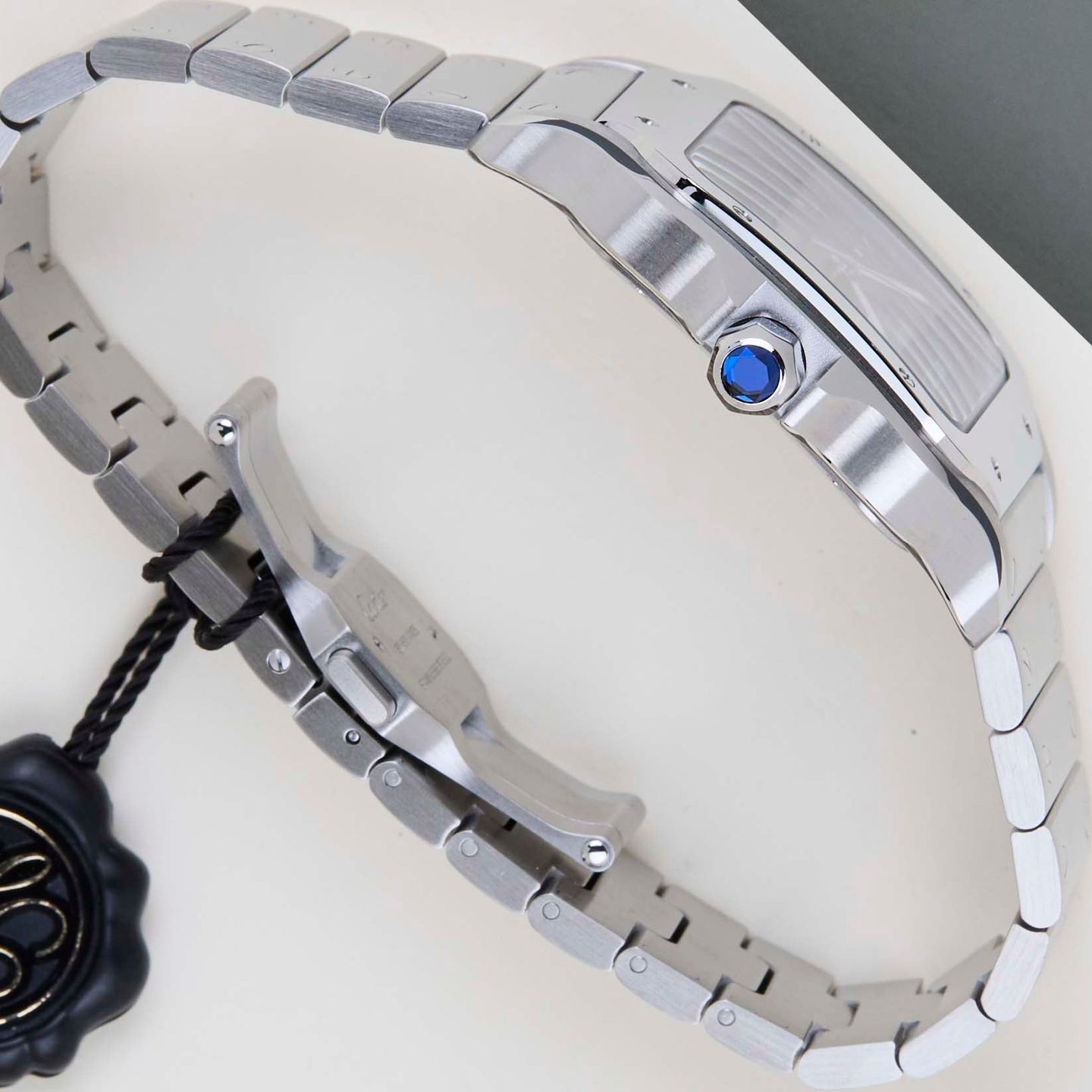 Cartier Santos WSSA0062 (2025) - Green dial 40 mm Steel case (7/8)