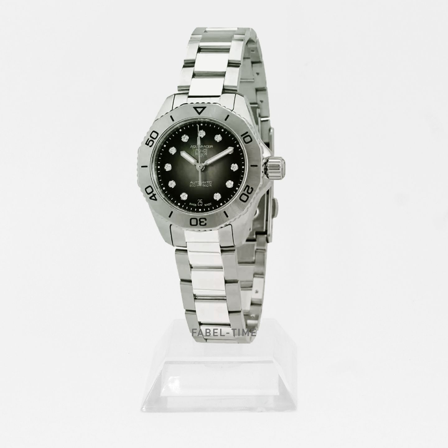 TAG Heuer Aquaracer Lady WBP2410.BA0622 (2024) - Zwart wijzerplaat 30mm Staal (1/1)