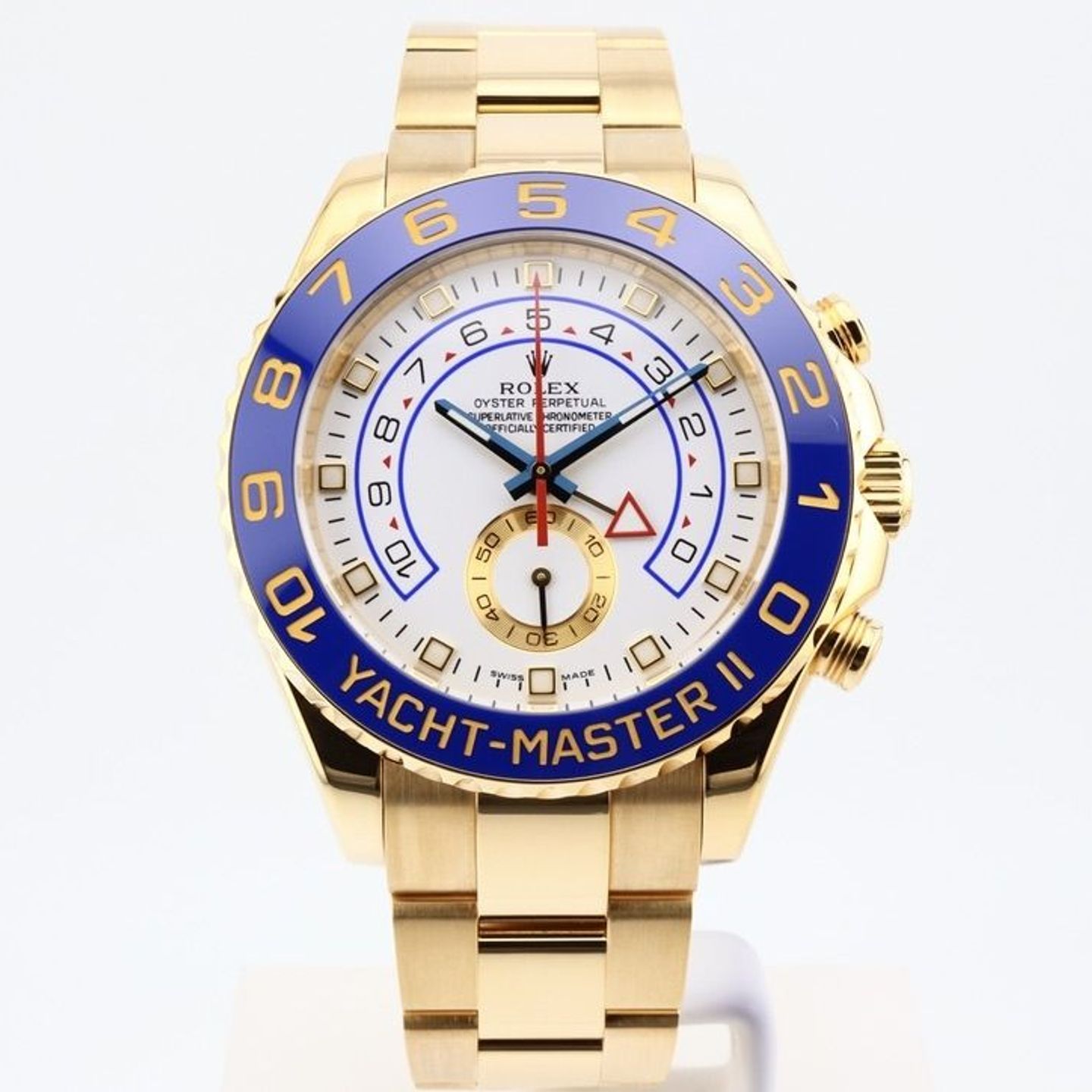 Rolex Yacht-Master II 116688 (2013) - White dial 44 mm Yellow Gold case (1/1)