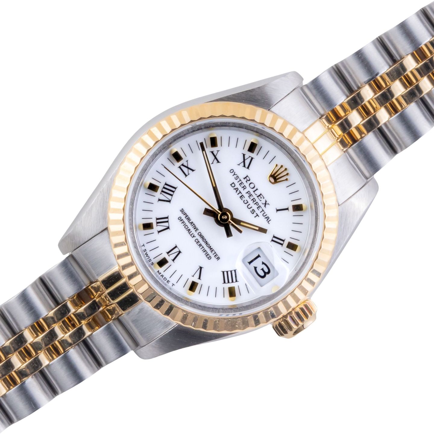 Rolex Lady-Datejust 69173 (1989) - 26mm Goud/Staal (1/8)