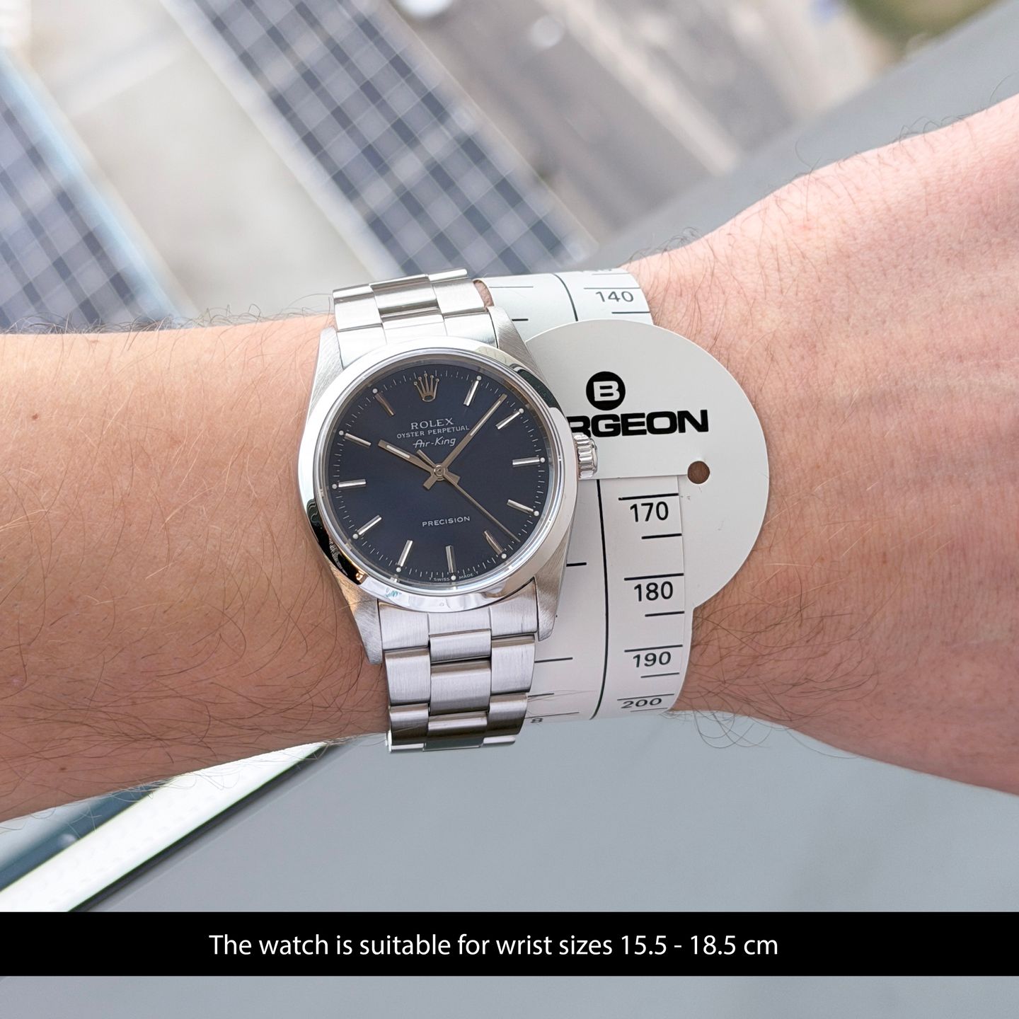 Rolex Air-King 14000 (1990) - 34 mm Steel case (2/8)