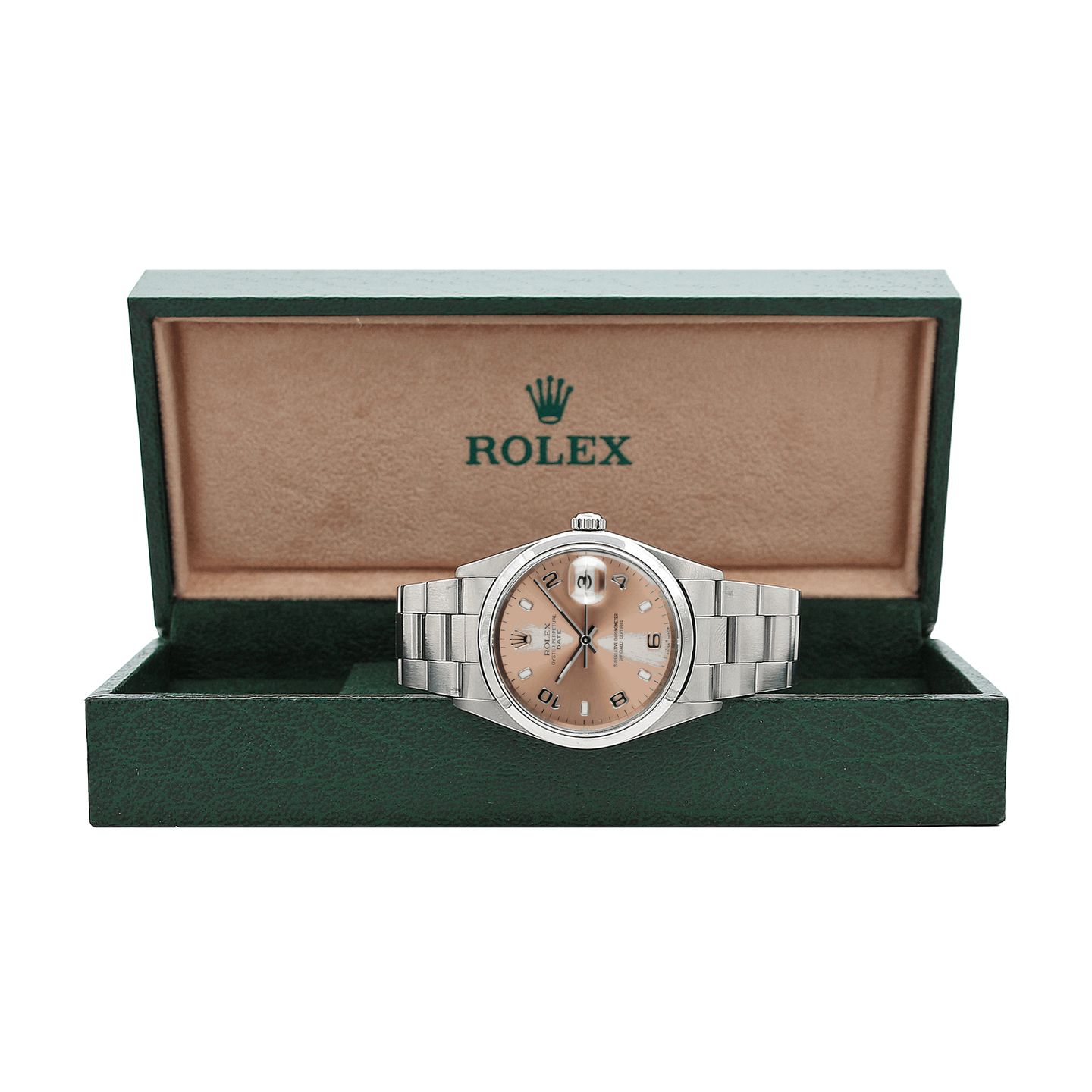 Rolex Oyster Perpetual Date 15200 (Onbekend (willekeurig serienummer)) - 34mm Staal (2/7)