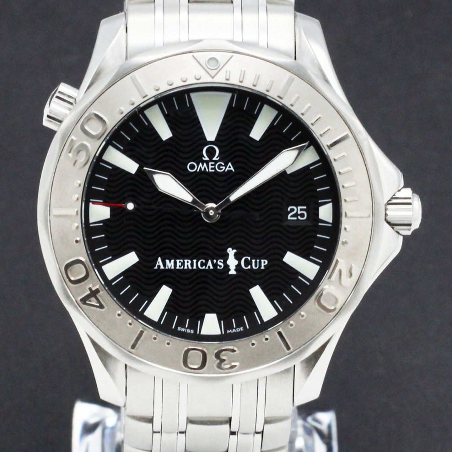 Omega Seamaster Diver 300 M 2533.50.00 (2000) - Zwart wijzerplaat 41mm Staal (1/7)