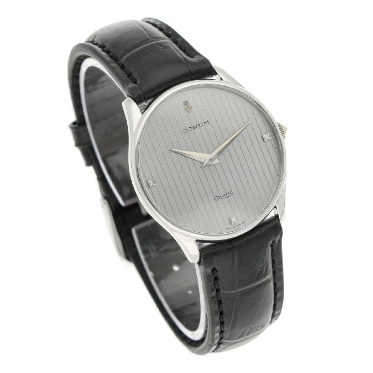 Corum Unknown 44252 (2000) - Zilver wijzerplaat 33mm Platina (3/4)