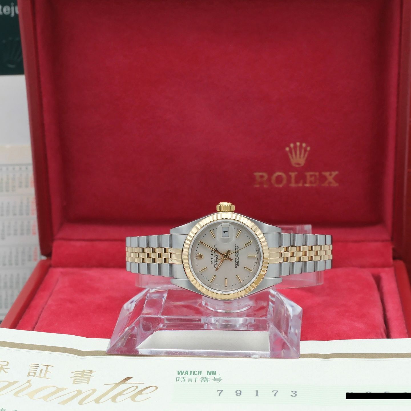 Rolex Lady-Datejust 79173 (2003) - 26 mm Gold/Steel case (3/8)