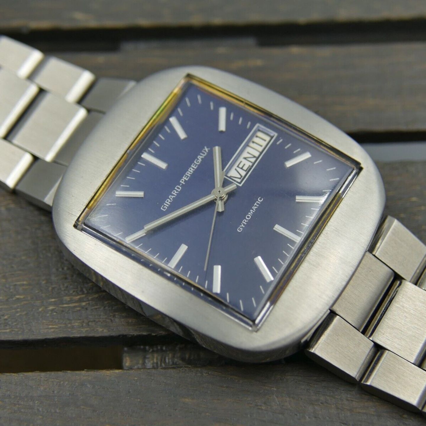 Girard-Perregaux Vintage Unknown (Unknown (random serial)) - Blue dial Unknown Unknown case (4/16)