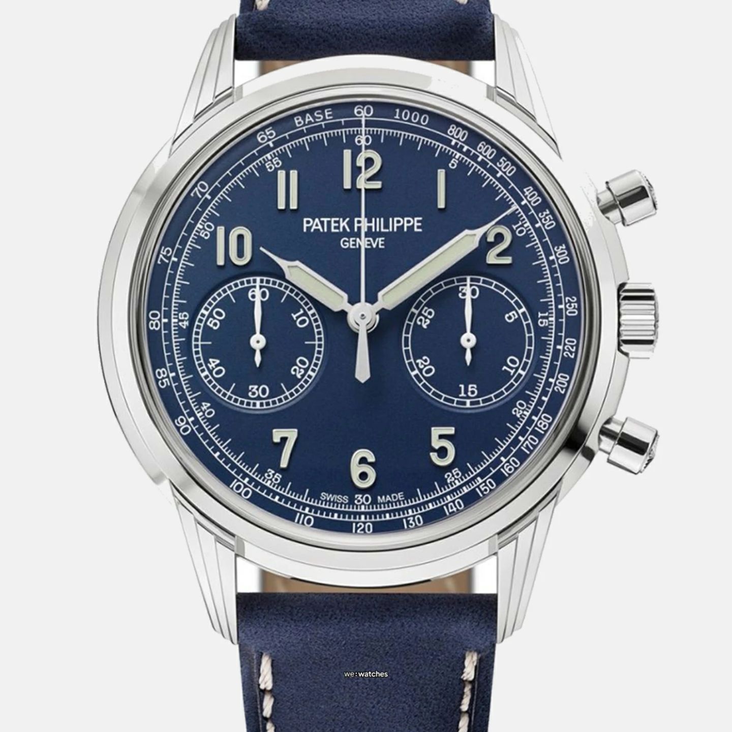 Patek Philippe Chronograph 5172G-001 (2024) - Blauw wijzerplaat 41mm Witgoud (1/1)
