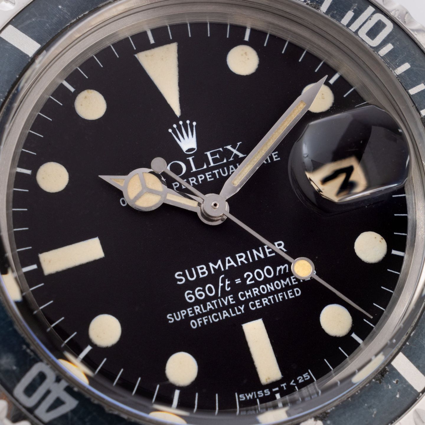 Rolex Submariner Date 1680 (1978) - Zwart wijzerplaat 40mm Staal (3/7)