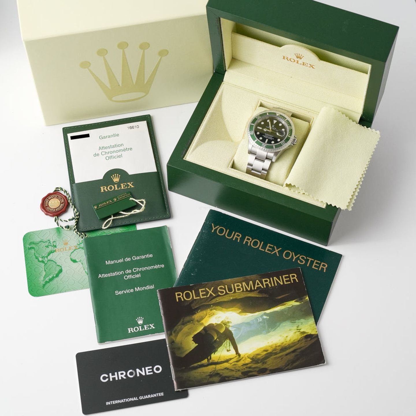 Rolex Submariner Date 16610LV - (8/8)