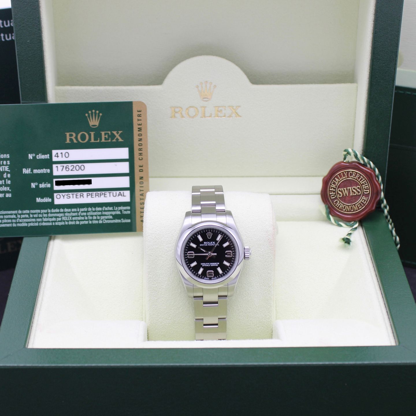 Rolex Oyster Perpetual 26 176200 (2011) - 26 mm Steel case (3/8)