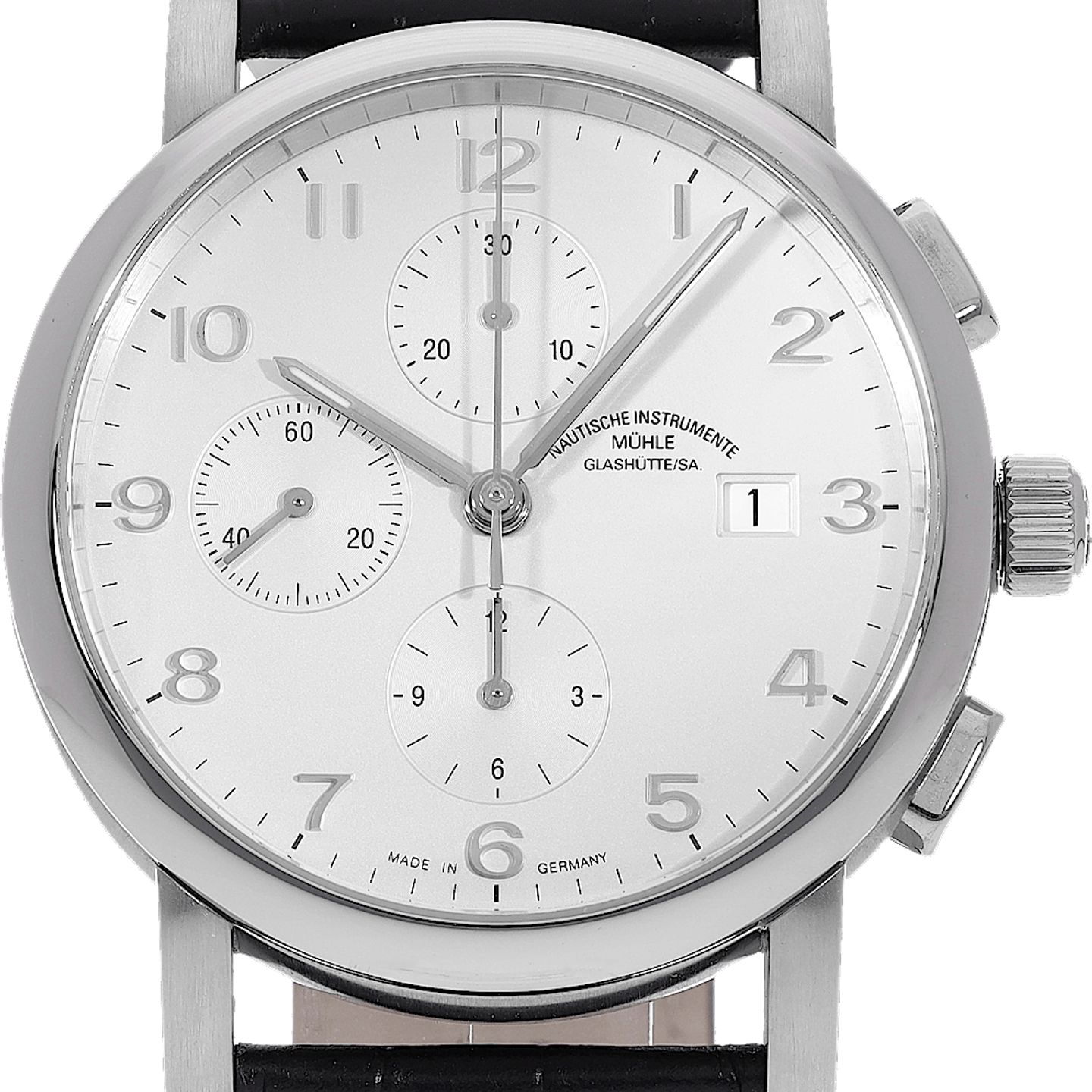 Mühle Glashütte Antaria M1-39-25-LB (2017) - Silver dial 39 mm Steel case (1/5)