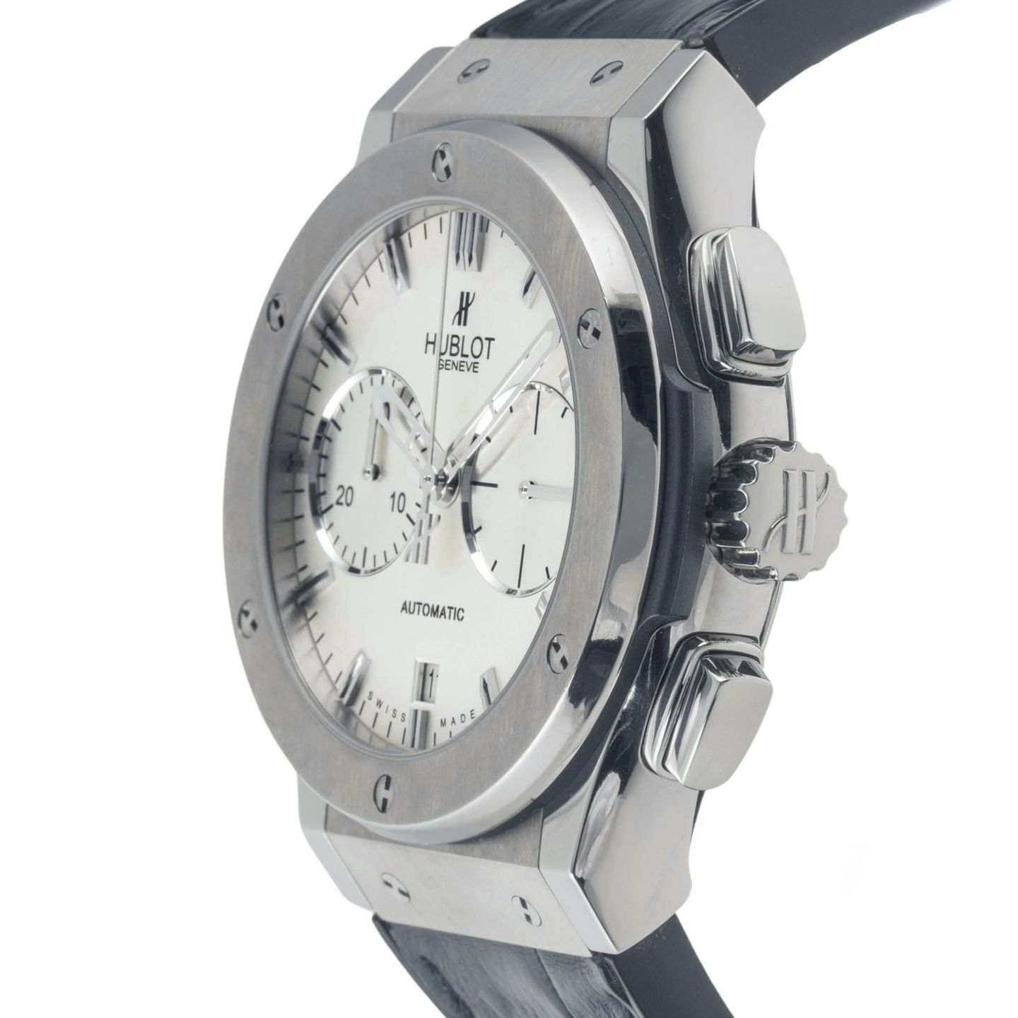 Hublot Classic Fusion 521.NX.2610.LR (2020) - Wit wijzerplaat 45mm Titanium (6/8)