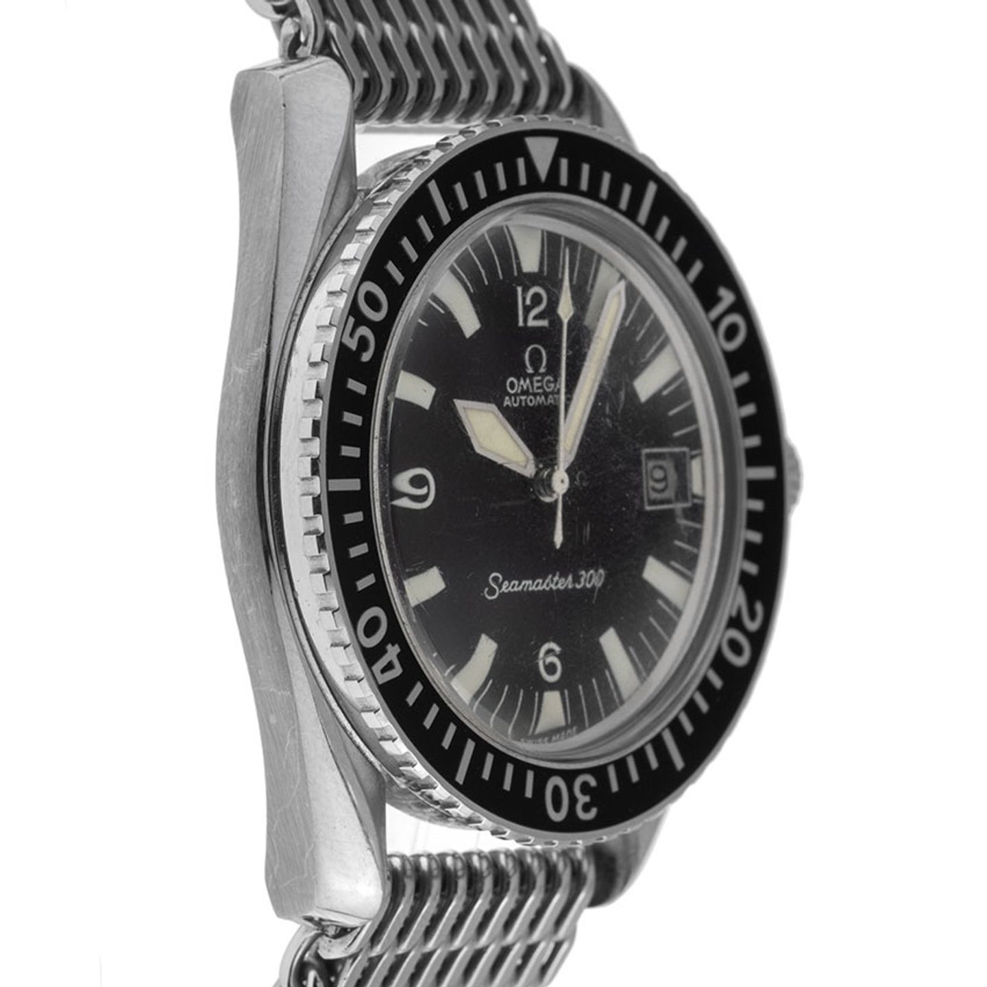 Omega Seamaster 300 166.0324 (1972) - Zwart wijzerplaat 42mm Staal (5/8)