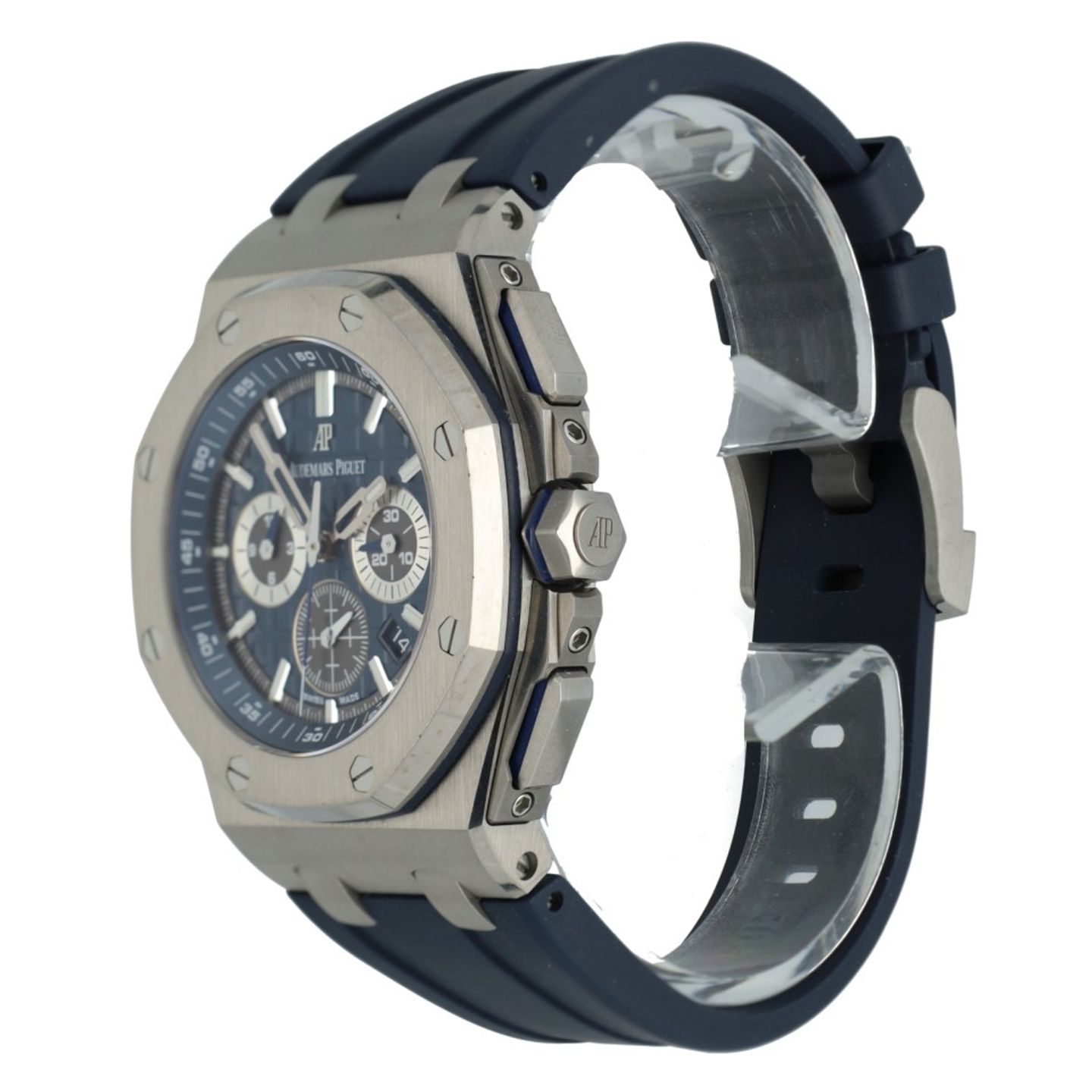 Audemars Piguet Royal Oak Offshore 26480TI.OO.A027CA.01 (2022) - Blauw wijzerplaat 42mm Titanium (3/7)