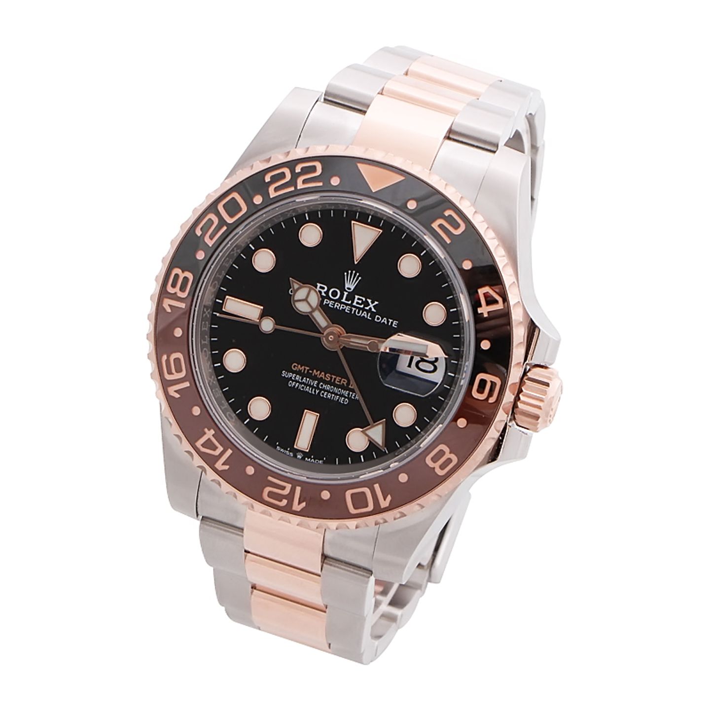 Rolex GMT-Master II 126711CHNR (2026) - Zwart wijzerplaat 40mm Goud/Staal (2/4)