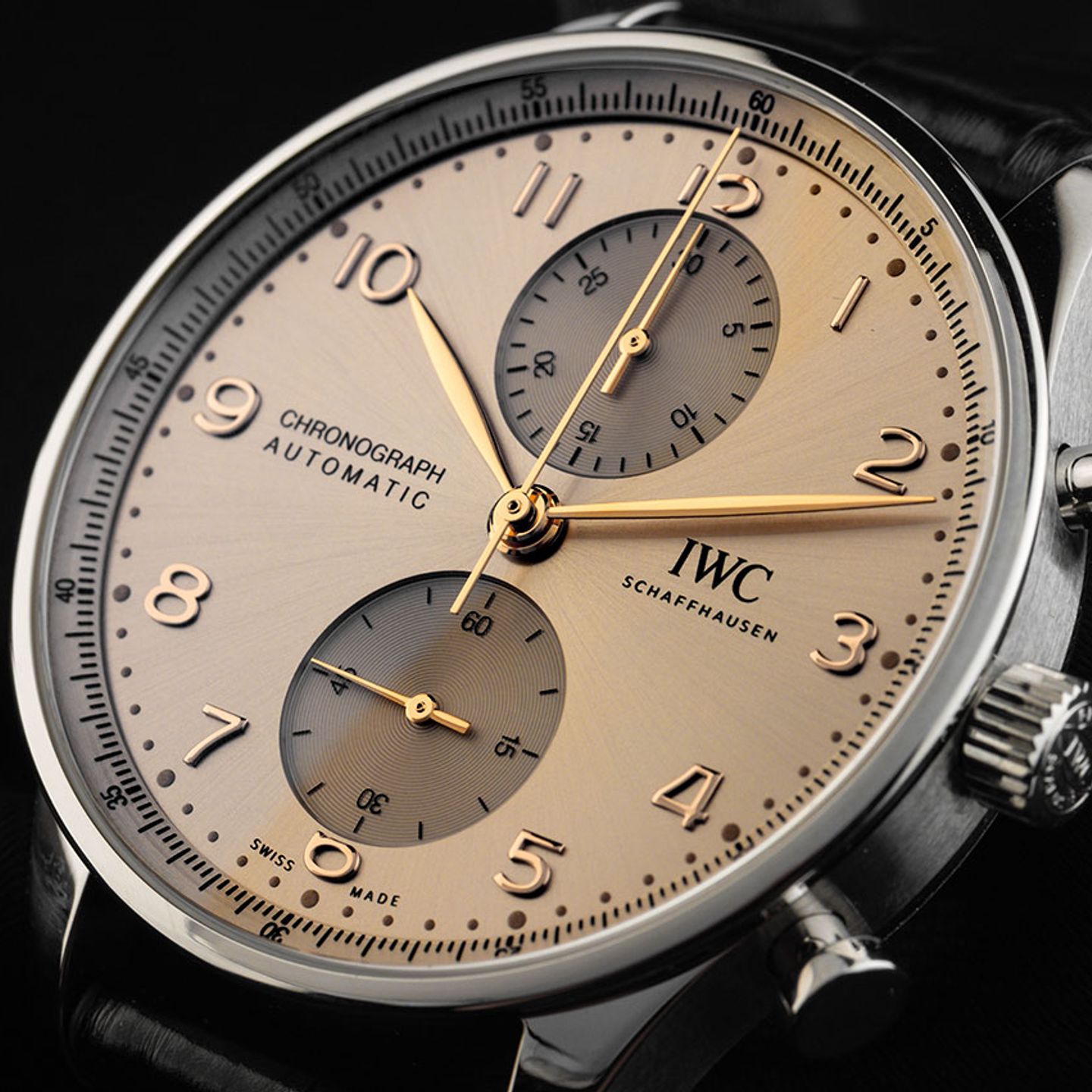 IWC Portuguese Chronograph IW371624 (2025) - Grey dial 41 mm Steel case (3/7)