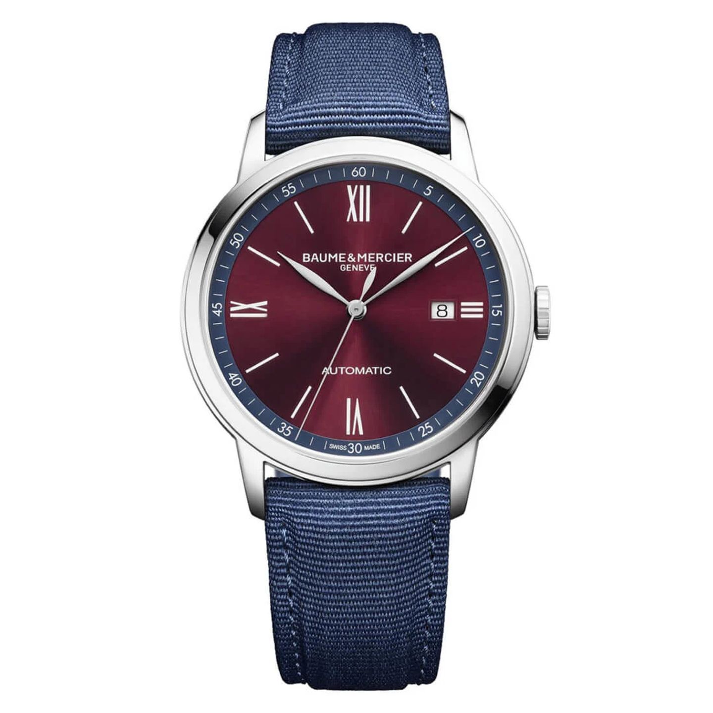Baume & Mercier Classima M0A10694 (2023) - Red dial 42 mm Steel case (3/3)