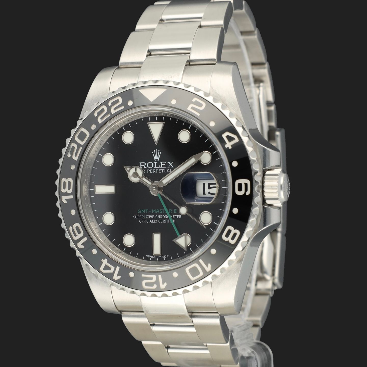 Rolex GMT-Master II 116710LN (2013) - Zwart wijzerplaat 40mm Staal (1/8)