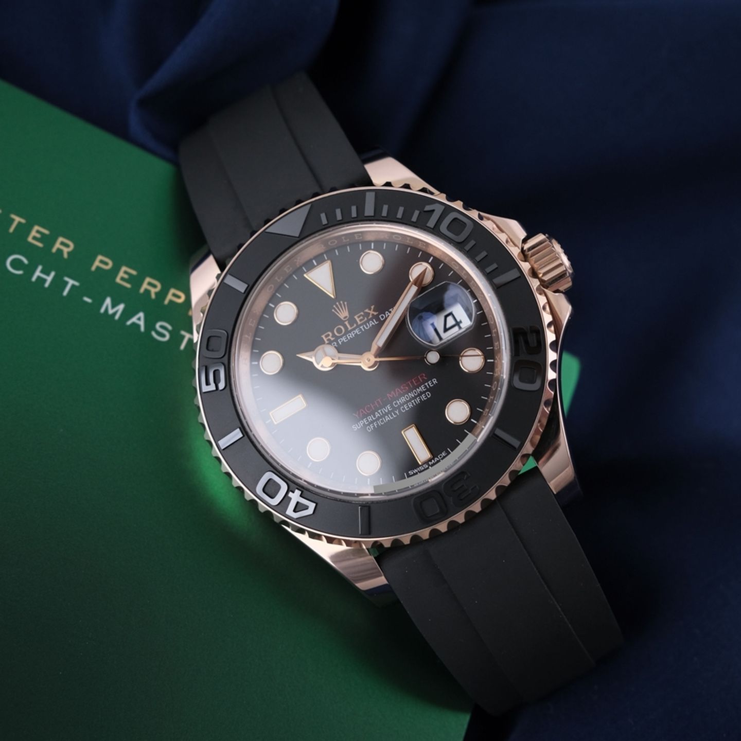 Rolex Yacht-Master 40 116655 (2016) - 40 mm Rose Gold case (2/8)