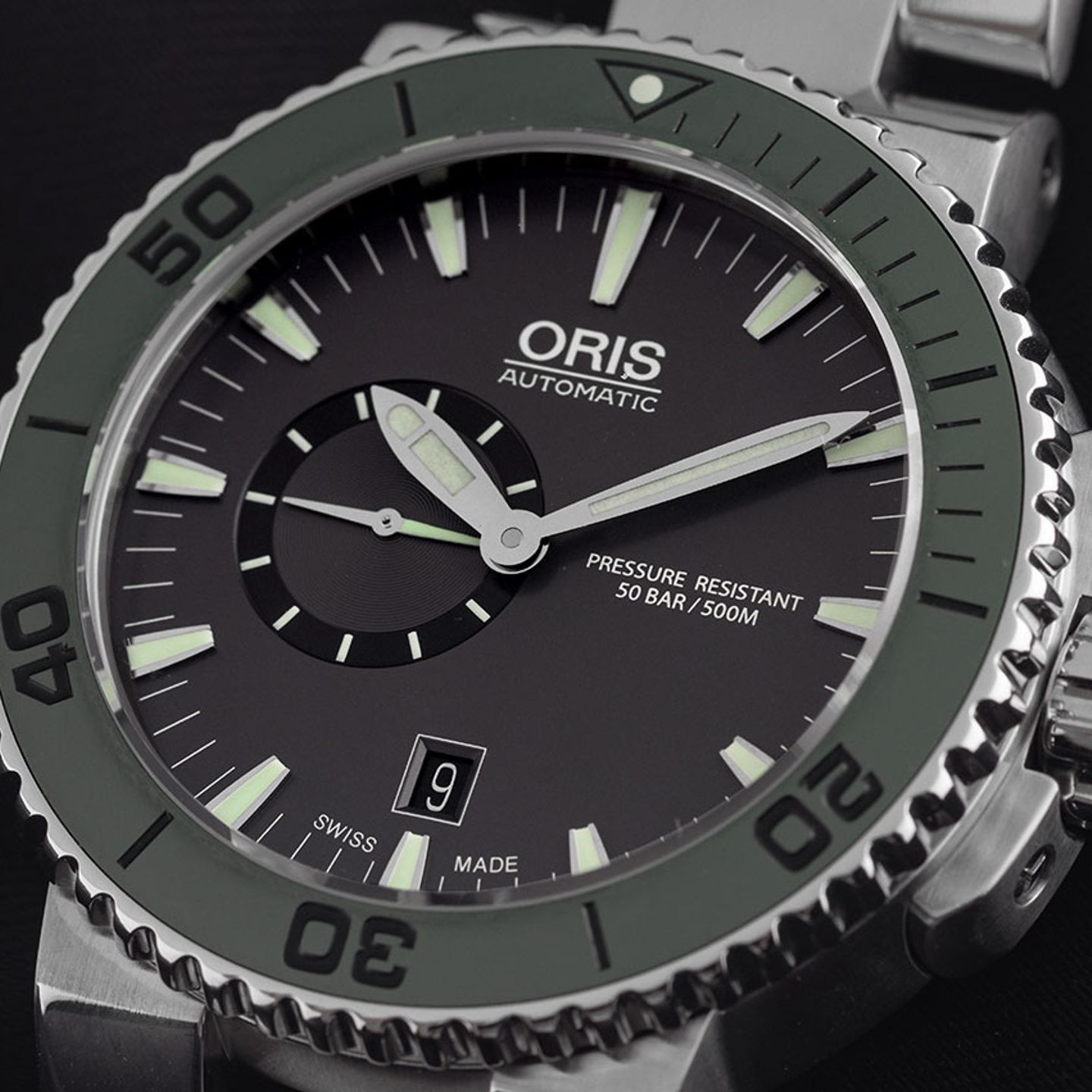 Oris Aquis Small Second 01 743 7673 415-07 8 26 01PEB - (3/8)