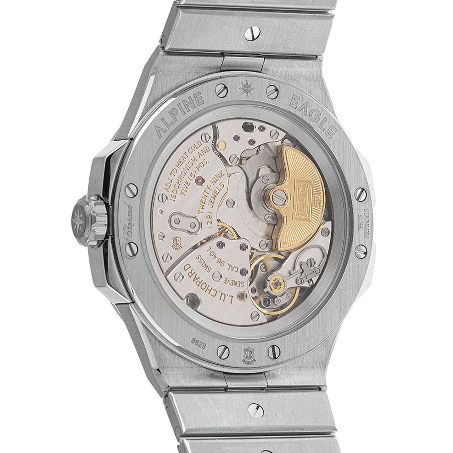 Chopard Alpine Eagle 298623-3001 (2025) - Pink dial 41 mm Steel case (6/7)