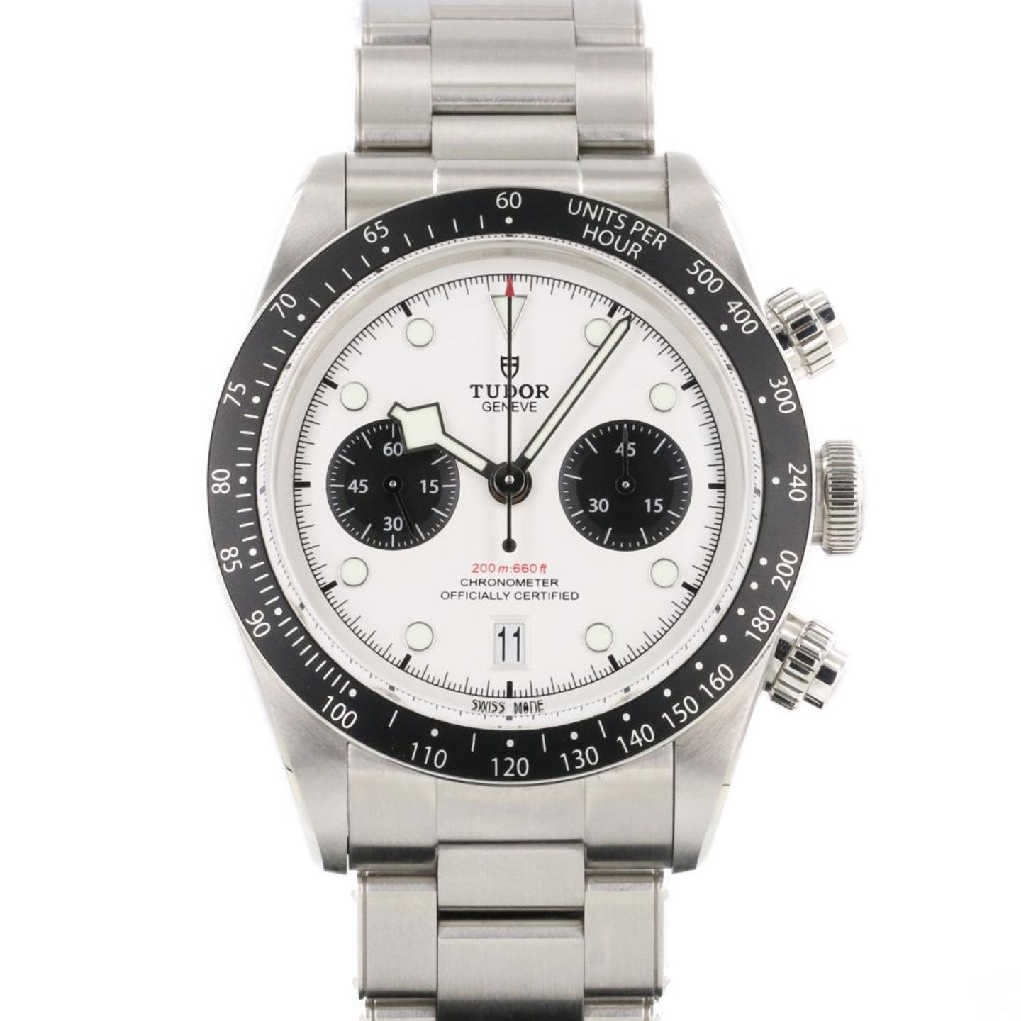 Tudor Black Bay Chrono 79360N (2022) - White dial 41 mm Steel case (1/8)