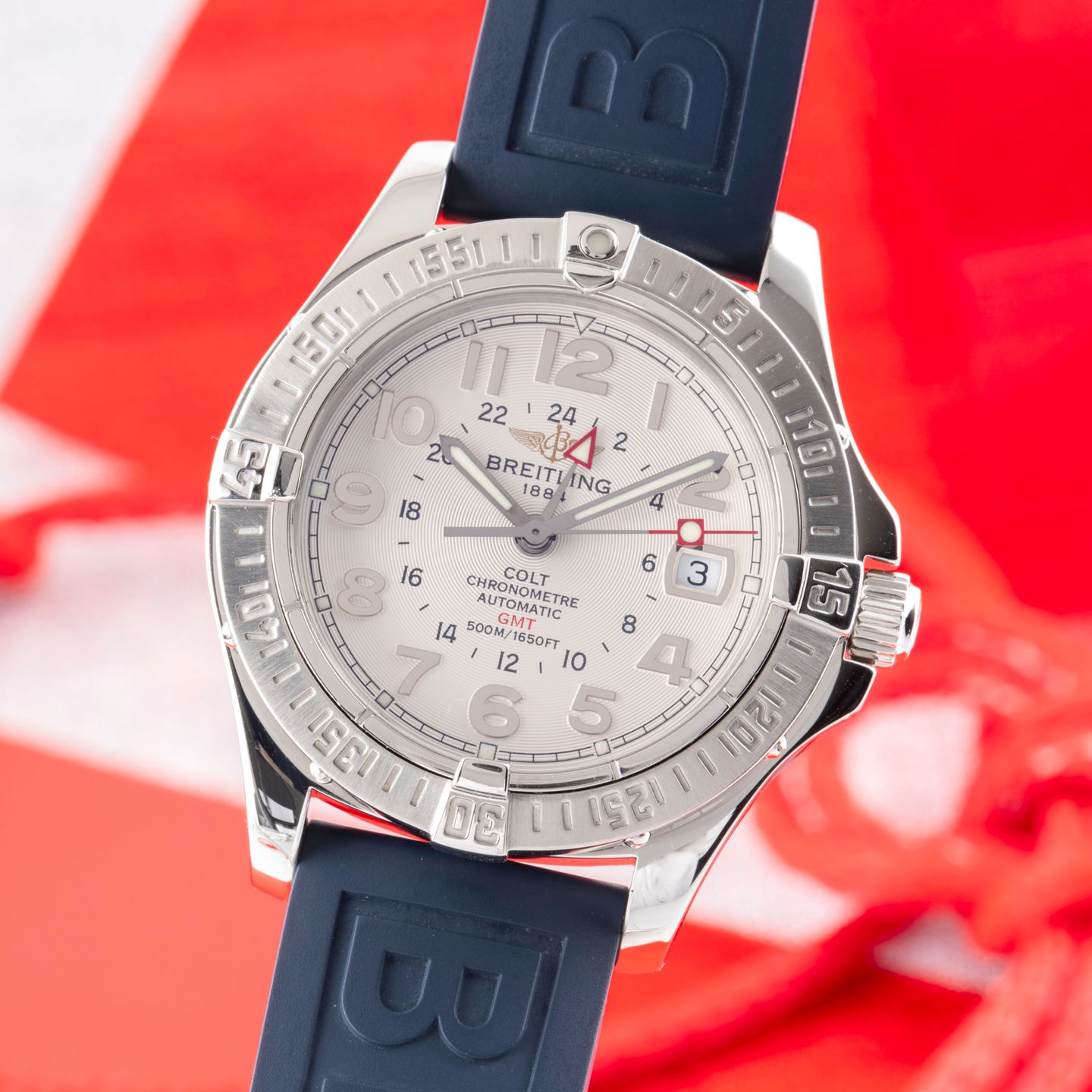 Breitling Colt GMT A32350 (2008) - Staal (3/8)