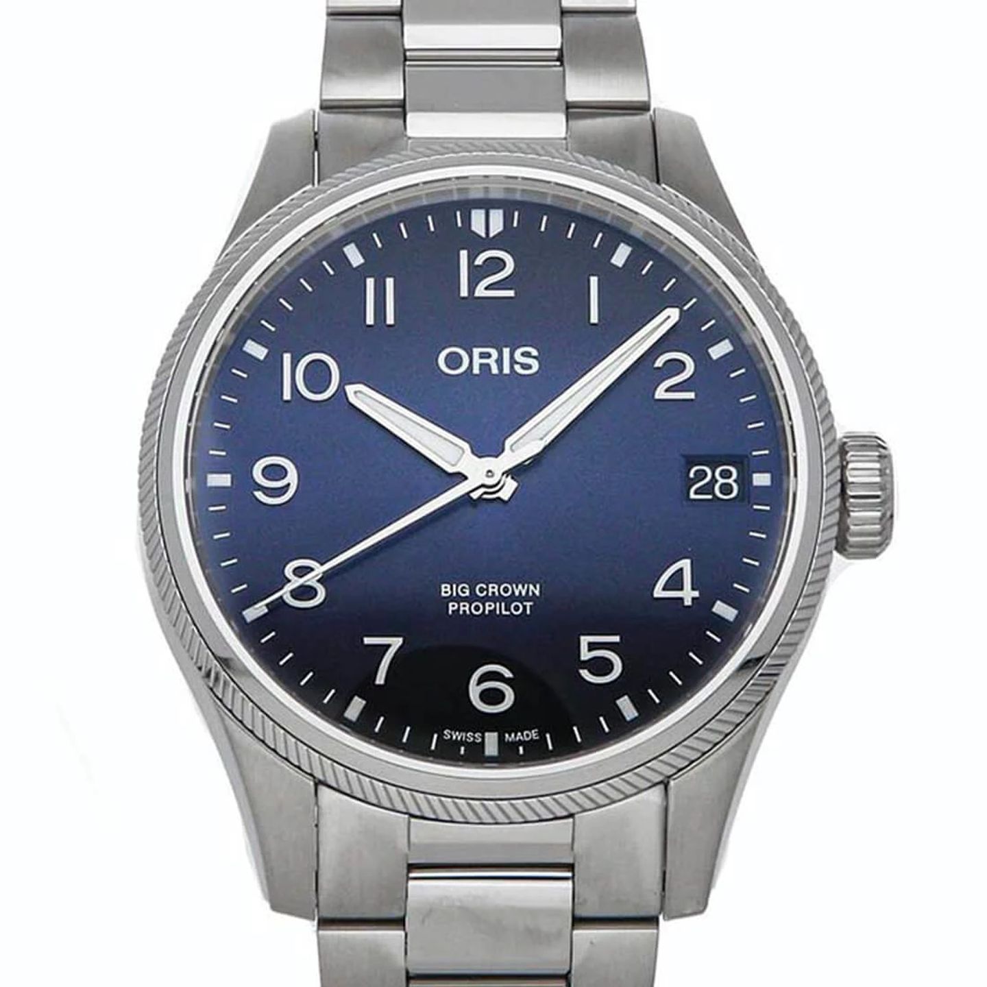 Oris Big Crown ProPilot Date 01 751 7761 4065-07 8 20 08P (2024) - Blue dial 41 mm Steel case (2/2)