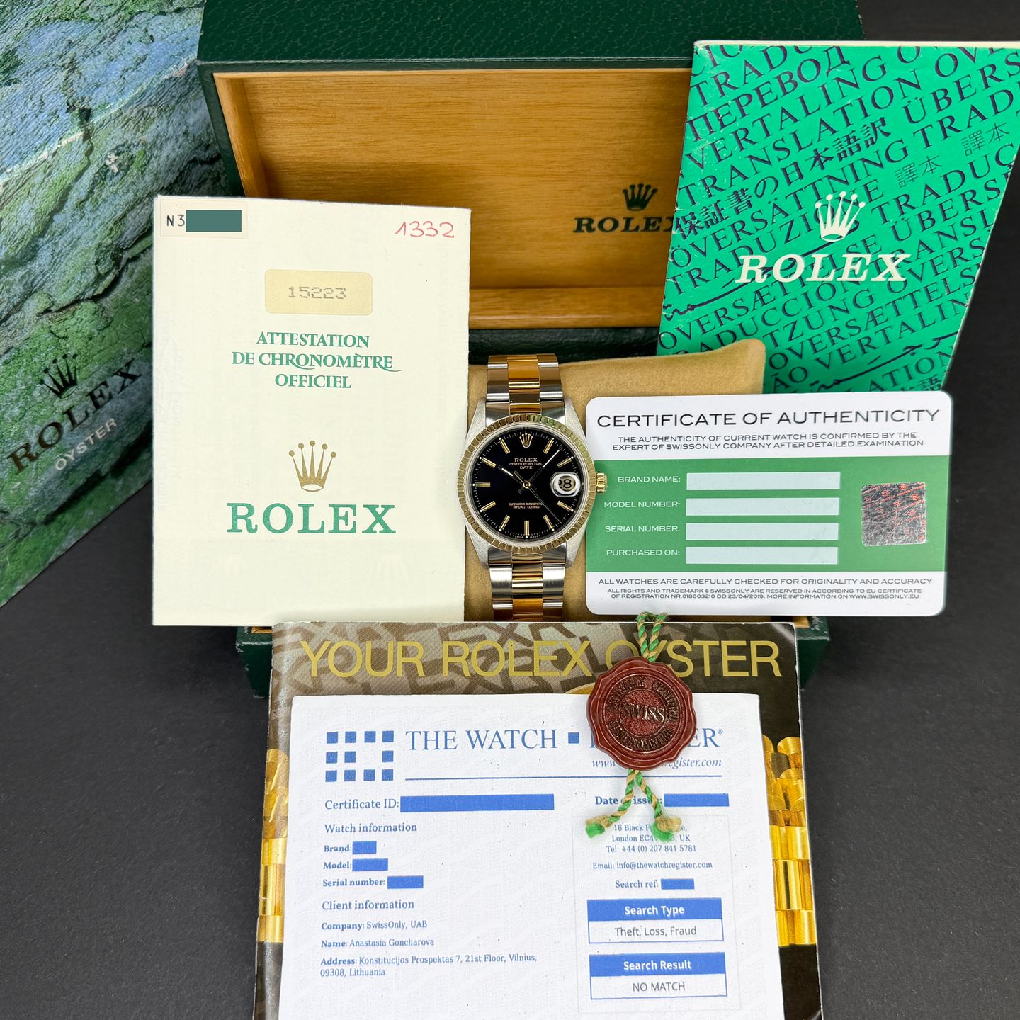 Rolex Oyster Perpetual Date 15223 - (4/8)
