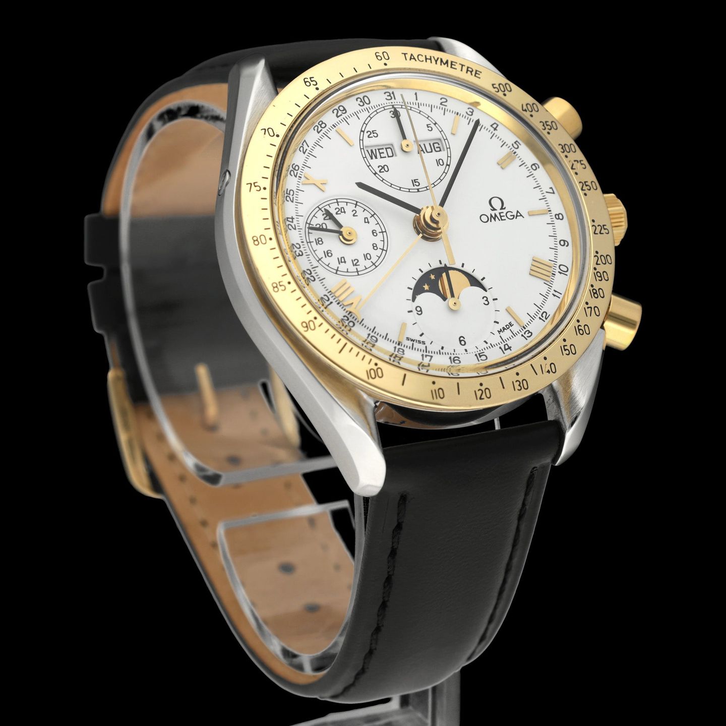 Omega Speedmaster 3330.20.00 (1992) - Wit wijzerplaat 39mm Staal (6/8)