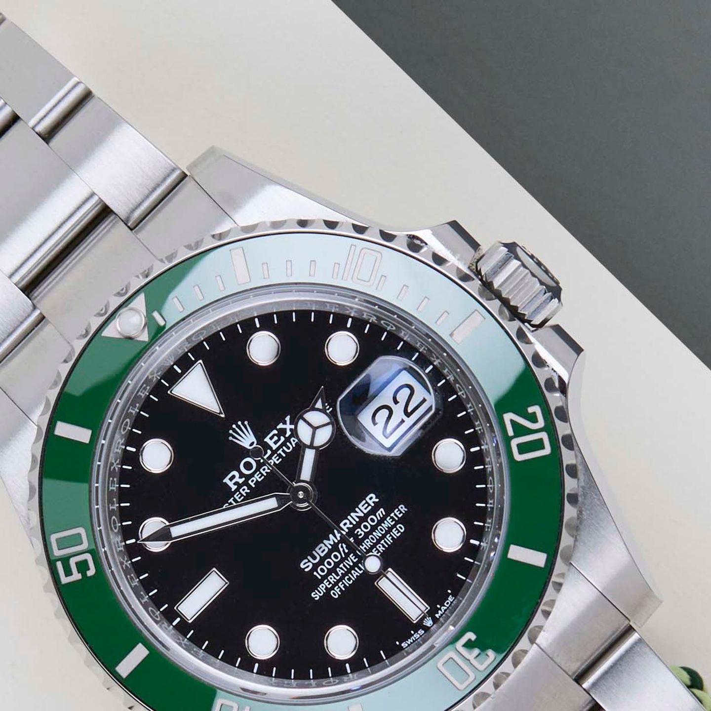 Rolex Submariner Date 126610LV (2025) - Zwart wijzerplaat 41mm Staal (3/8)