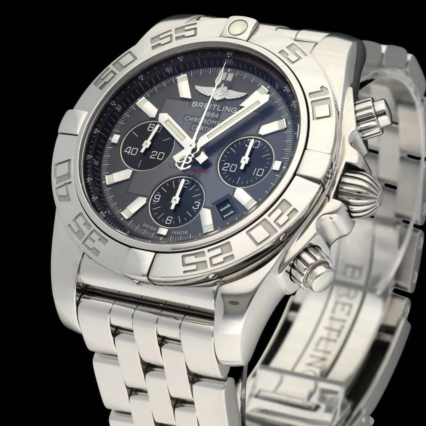 Breitling Chronomat 44 AB0110 (2012) - Grey dial 44 mm Steel case (7/8)