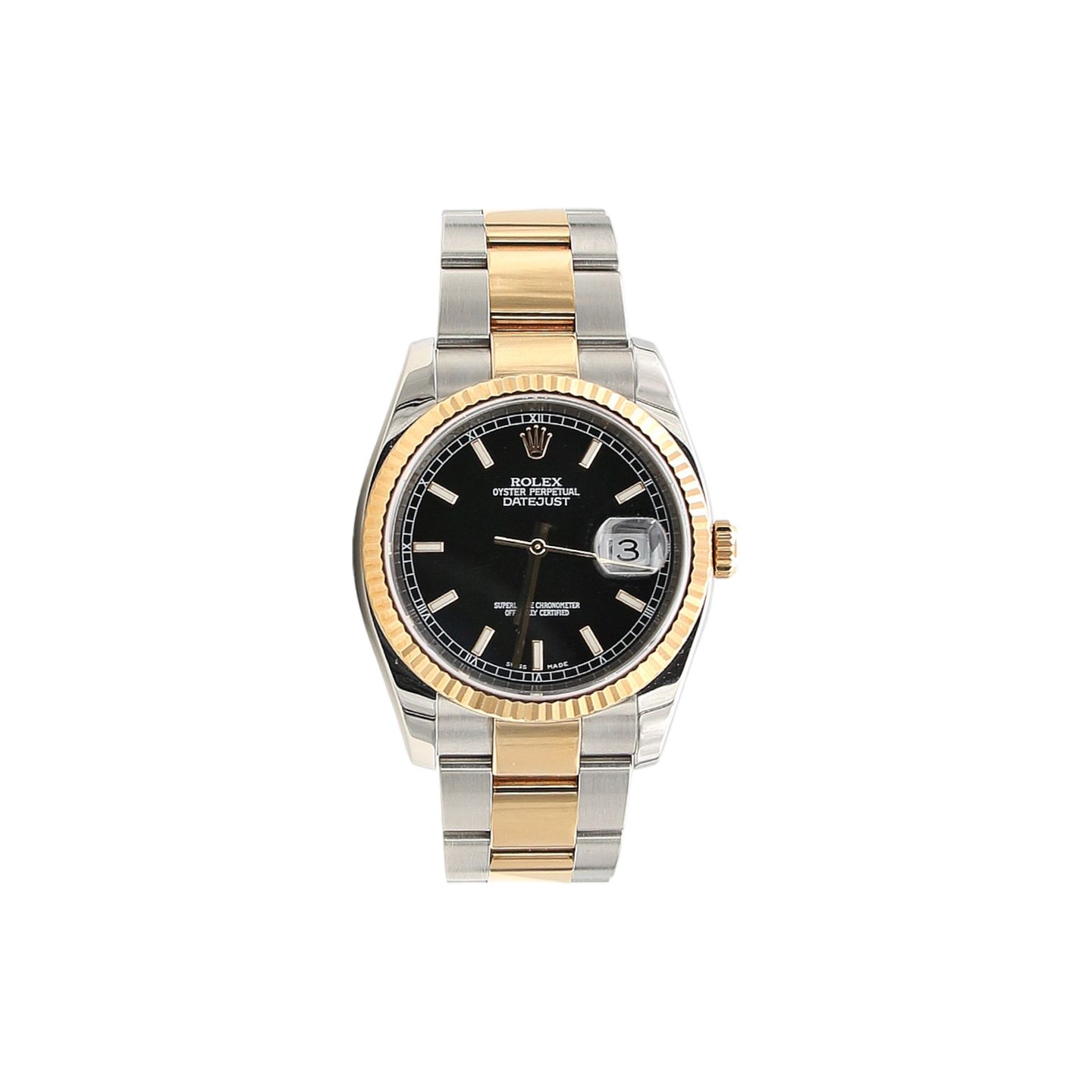 Rolex Datejust 36 116233 (Onbekend (willekeurig serienummer)) - 36mm Goud/Staal (1/8)