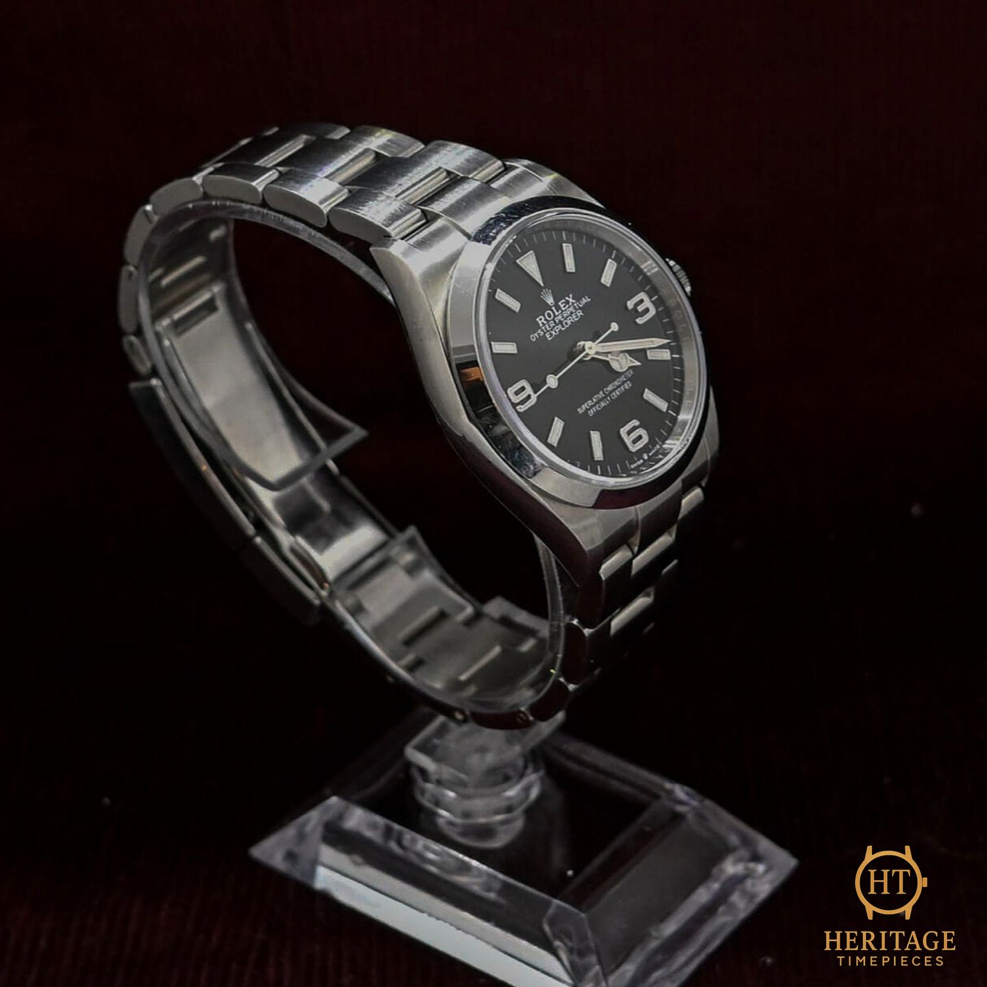 Rolex Explorer 124270 (2022) - Black dial 36 mm Steel case (8/8)