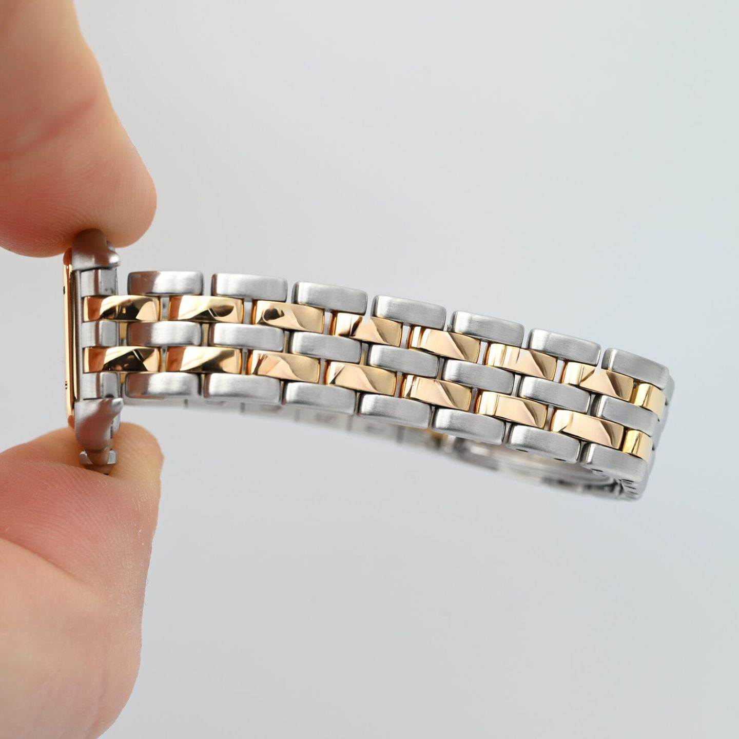 Cartier Panthère 1120 (Unknown (random serial)) - White dial 22 mm Gold/Steel case (8/8)