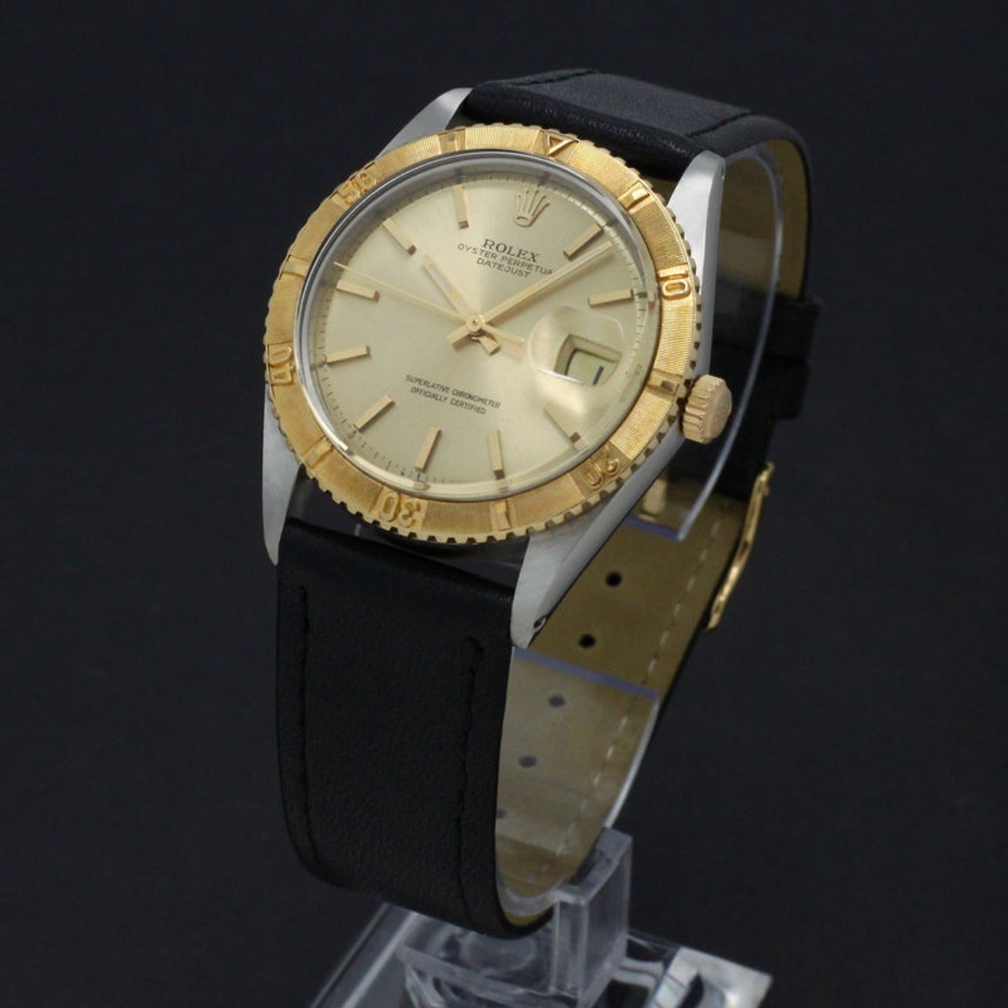 Rolex Datejust Turn-O-Graph 1625 (1966) - Goud wijzerplaat 36mm Goud/Staal (2/7)