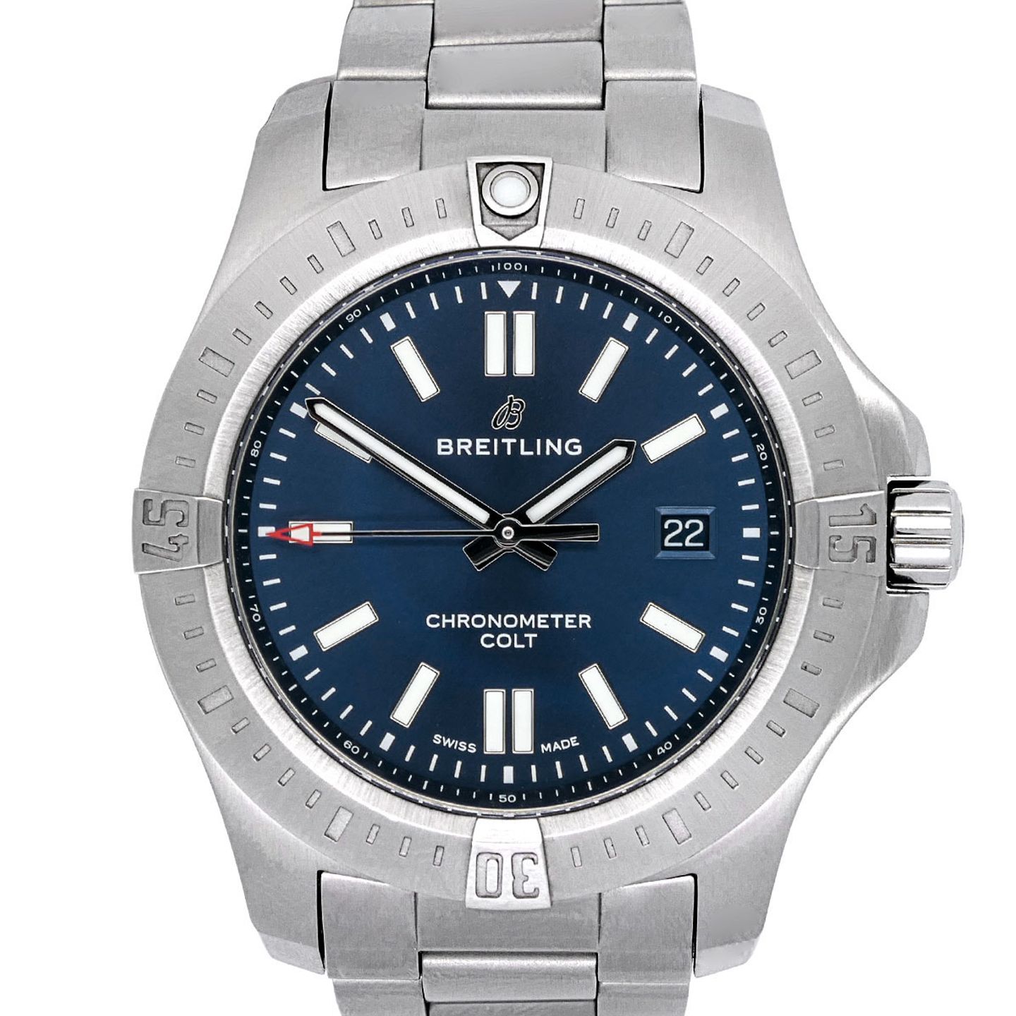 Breitling Chronomat Colt A17388101C1A1 (2020) - Blauw wijzerplaat 44mm Staal (1/6)