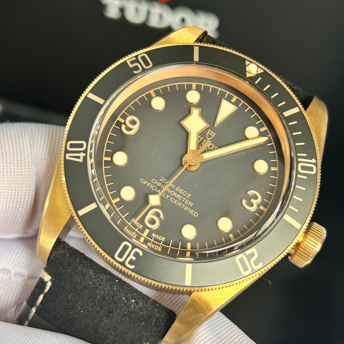 Tudor Black Bay Bronze 79250BA (2025) - Grijs wijzerplaat 43mm Brons (6/8)
