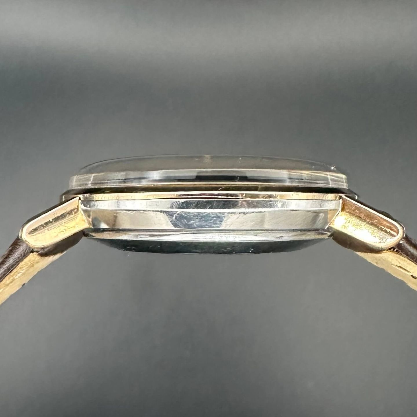 Omega Seamaster DeVille 14910 (1963) - White dial 34 mm Rose Gold case (7/8)