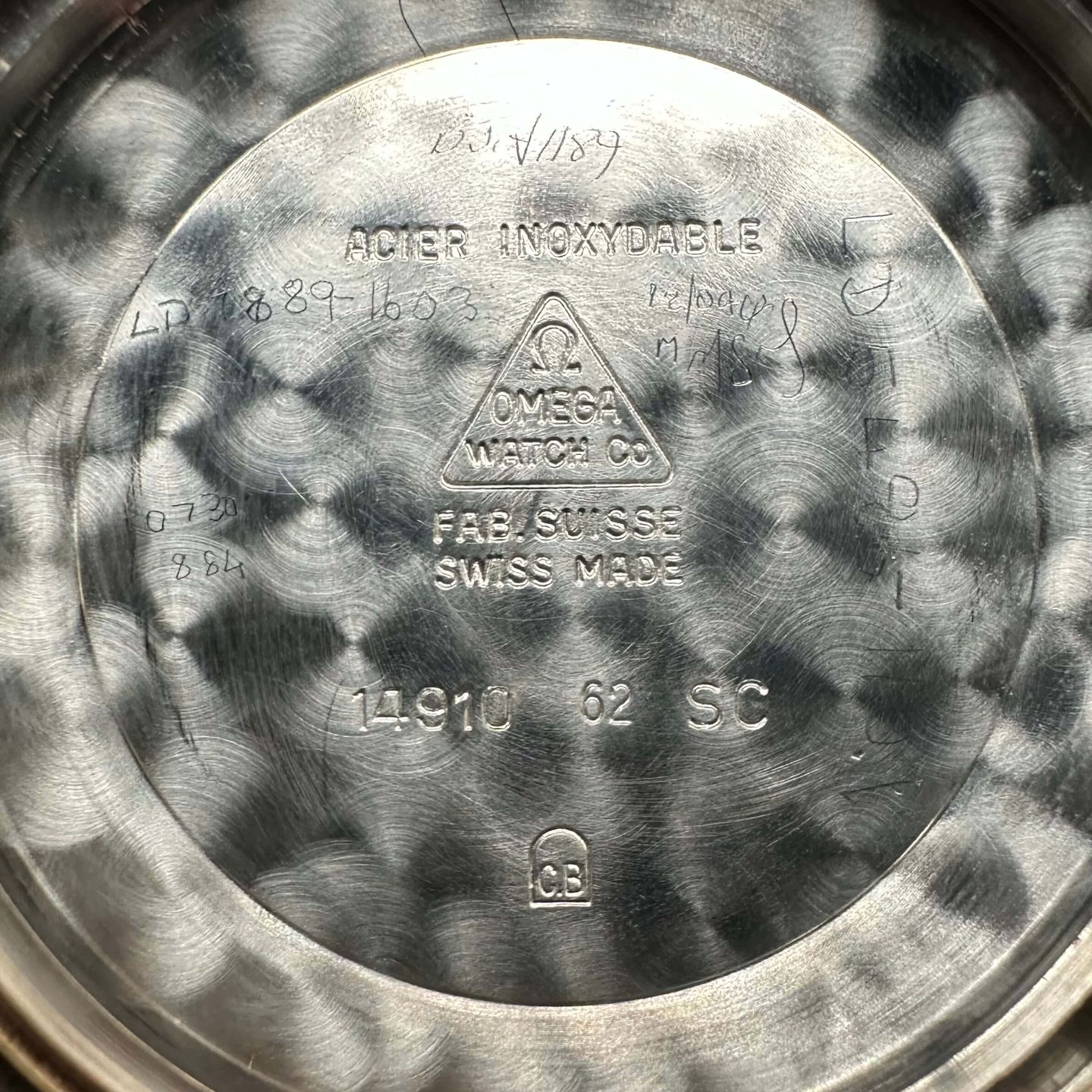 Omega Seamaster DeVille 14910 (1963) - White dial 34 mm Rose Gold case (5/8)